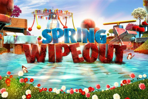 Spring wipe out - Το θεότρελο τηλεοπτικό παιχνίδι Wipe out ντύθηκε ανοιξιάτικα! Μη νομίζετε όμως πως αυτό σημαίνει ότι τα πράγματα έγιναν και πιο εύκολα